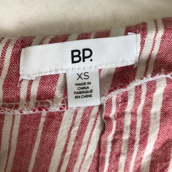 *MOVING SALE* BP Red and White Striped Skirt - Picture 5 of 5